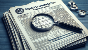 Importing pharmaceuticals into the us fda documentation